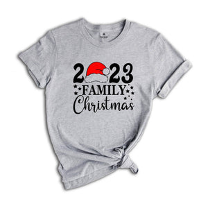 Family Christmas Shirt, Christmas Santa Hat T-shirt, Happy New Year Tee, Christmas Pajamas, Christmas Gifts, Xmas Sweatshirt