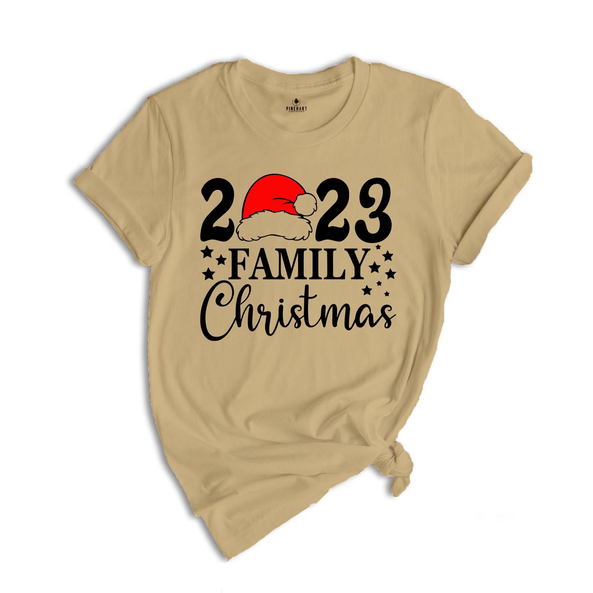 Family Christmas Shirt, Christmas Santa Hat T-shirt, Happy New Year Tee, Christmas Pajamas, Christmas Gifts, Xmas Sweatshirt