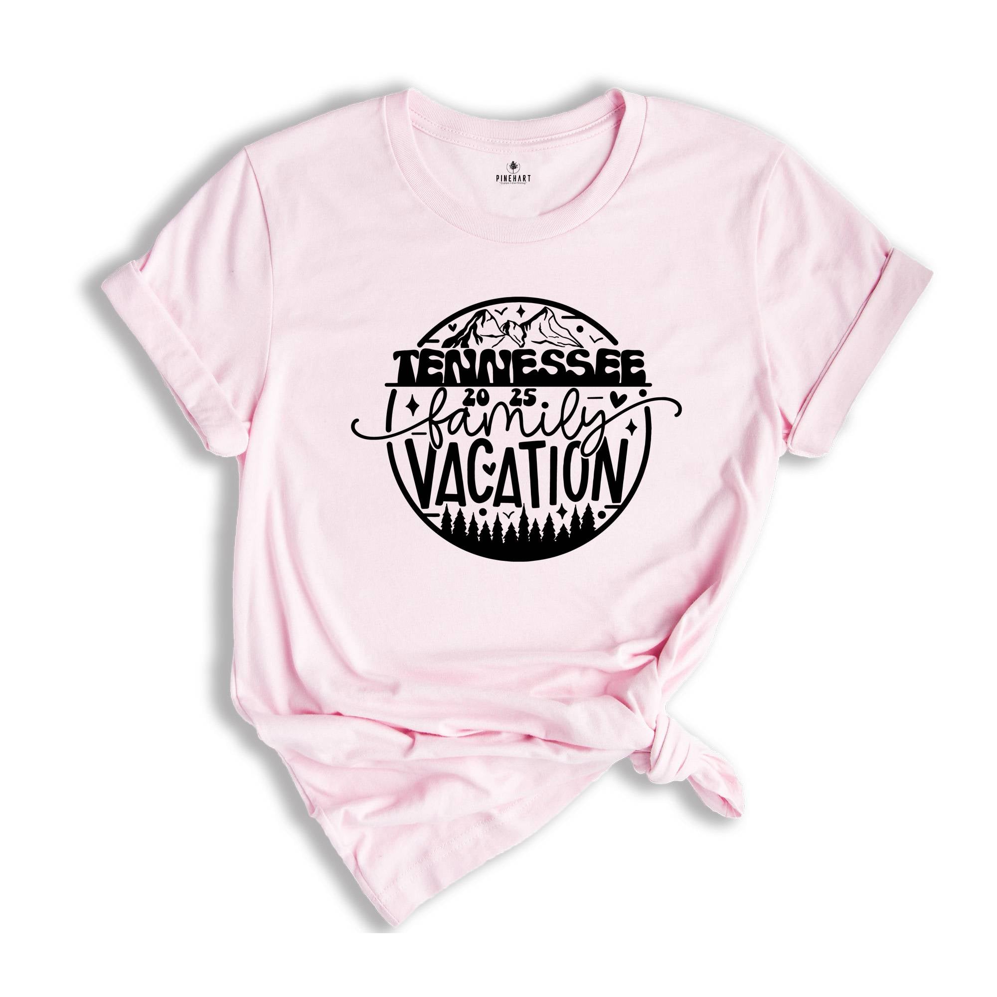 Family Vacation 2025 Shirt, Tennessee Family Reunion, Family Matching Tee, Mountain Trip Tee, Family Camping, Wanderlust Shirt