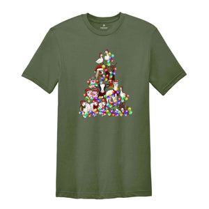 Farm Animals Christmas Shirt, Cow Sheep Chicken Christmas Shirt, Western Christmas, Country Christmas Shirt, Farm Christmas Gift