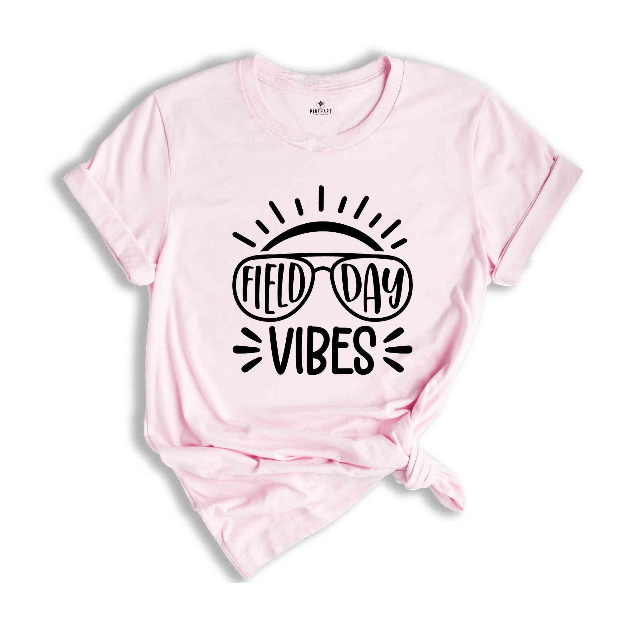 Field Day Vibes, End of School, School Game Day Shirt, Funny Summer Matching, Field Day 2025 T-Shirt, Teacher Field Day Shirt