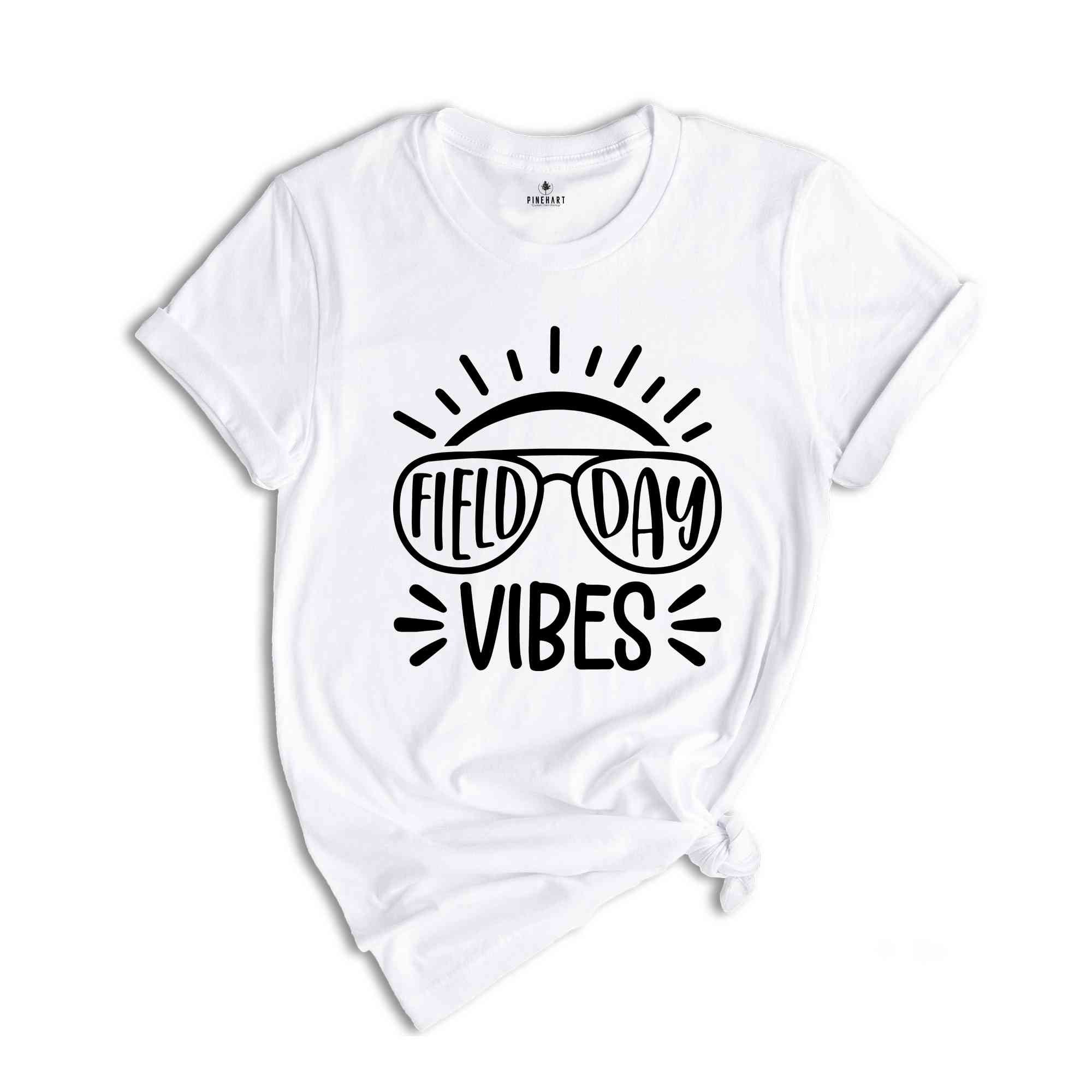 Field Day Vibes, End of School, School Game Day Shirt, Funny Summer Matching, Field Day 2025 T-Shirt, Teacher Field Day Shirt