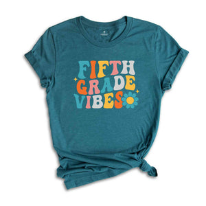 Fifth Grade Vibes Shirt, Back To School Shirt, Cute Back To School Shirt, Elementary School, Teacher Student Back To School Gift