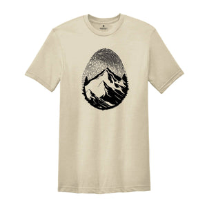 Fingerprint Mountain Shirt, Cute Camper Shirt, Nature Lover Shirt, Adventurer Shirt, Wanderlust Shirt, Fingerprint Design Shirt
