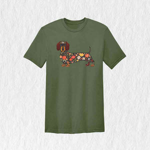 Floral Dachshund Shirt, Cute Dog Shirt, Funny Dog Shirt, Dog Mama Shirt, Dachshund Shirt, Cute Dachshund Shirt, Dachshund Lover Gift