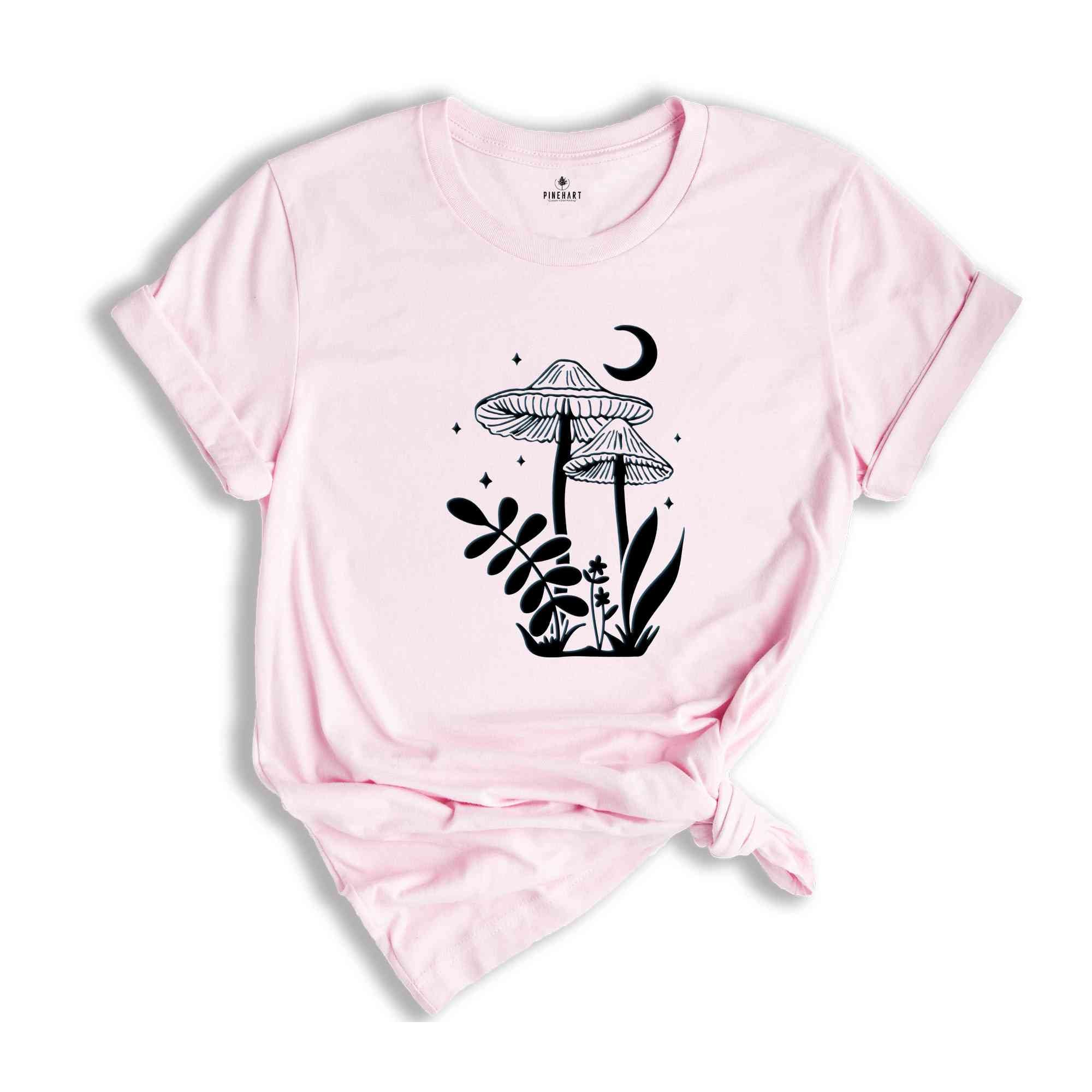 Floral Moon Shirt ,Floral Moon Shirt, Moon And Flower Shirt, Wild Flowers Lover Shirt, Moon Lover Shirt Gift