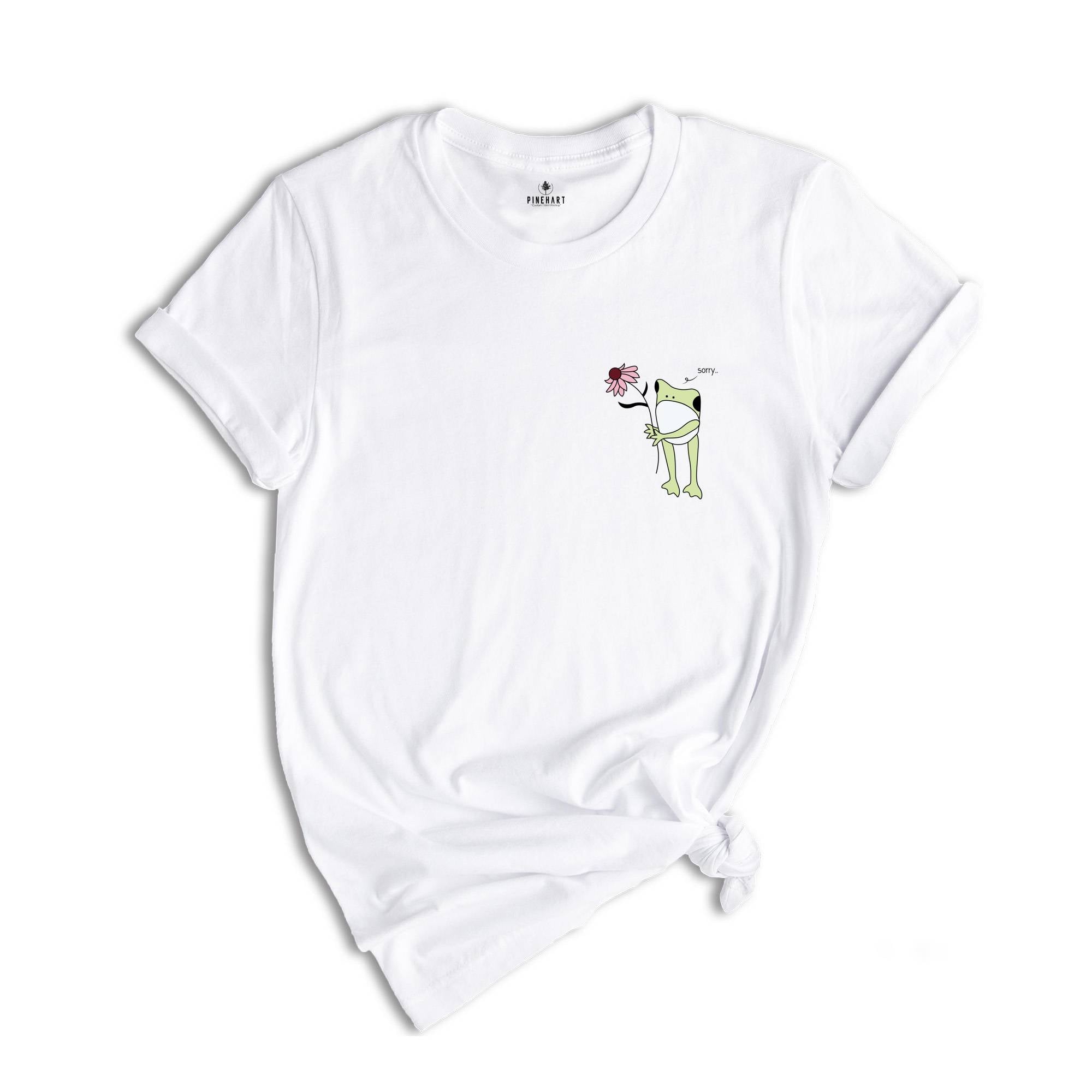 Flower Frog Shirt, Funny Frog T-shirt, Frog Shirt for Women, Frog T-Shirt, Sarcastic T-Shirt, Funny Meme Shirt, Cute Frog Shirt