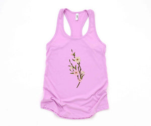 Flowers Tank Top, Trans Pride, Trans Rights, Subtle Trans Tank Top, Cool Trans Shirt, Trans Tank Top, Cute Trans Gift
