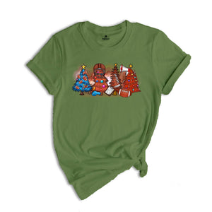 Football Christmas Tree T-Shirt, Christmas Tree Shirt, Football Fan Tee, Game Day Shirt, Christmas Vibes
