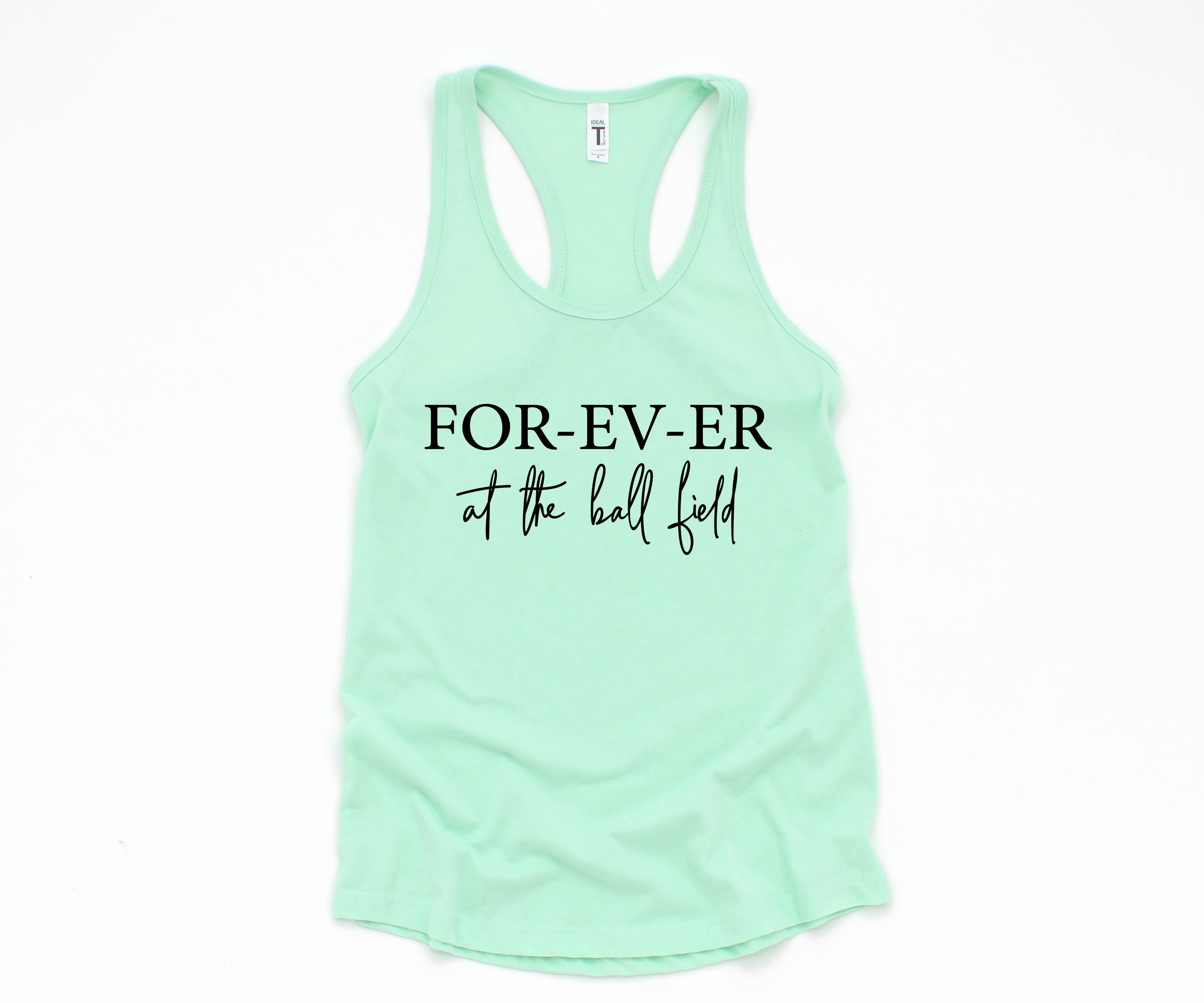Forever At The Ball Field Tank Top, Baseball Tank Tops, Baseball Tank Top, Mom Shirts, Sports Mom Shirt, Game Day Shirt
