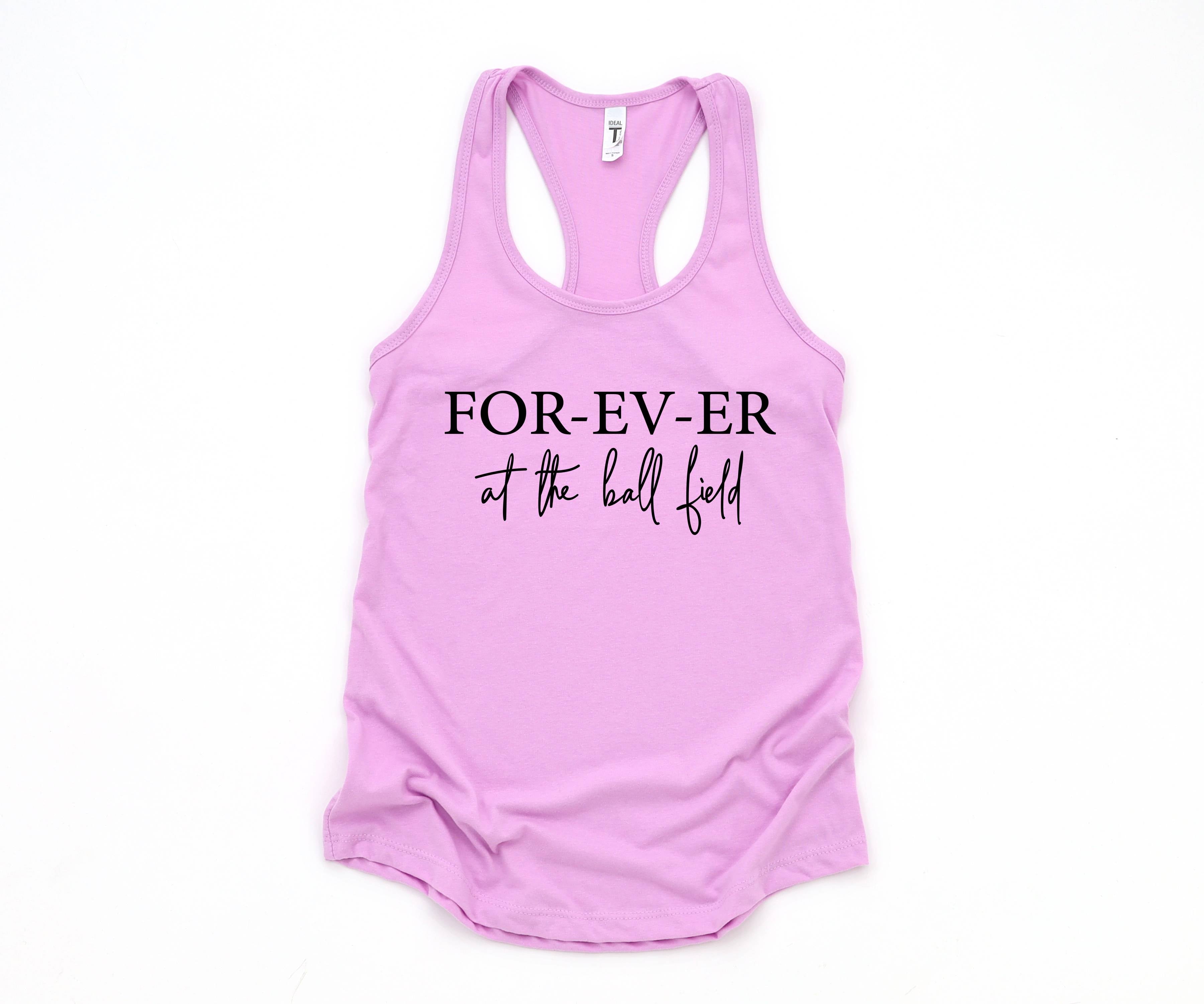 Forever At The Ball Field Tank Top, Baseball Tank Tops, Baseball Tank Top, Mom Shirts, Sports Mom Shirt, Game Day Shirt