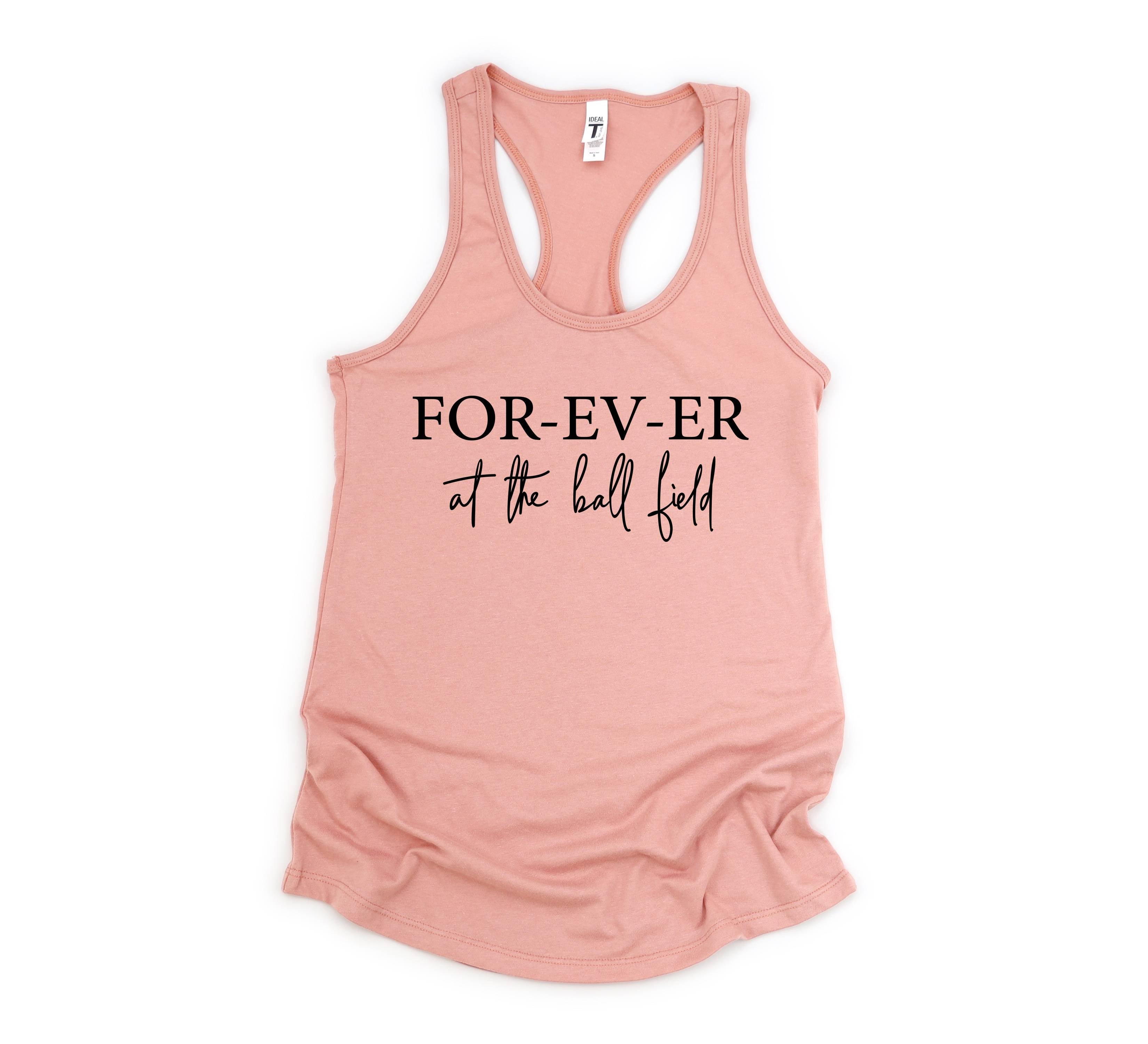 Forever At The Ball Field Tank Top, Baseball Tank Tops, Baseball Tank Top, Mom Shirts, Sports Mom Shirt, Game Day Shirt