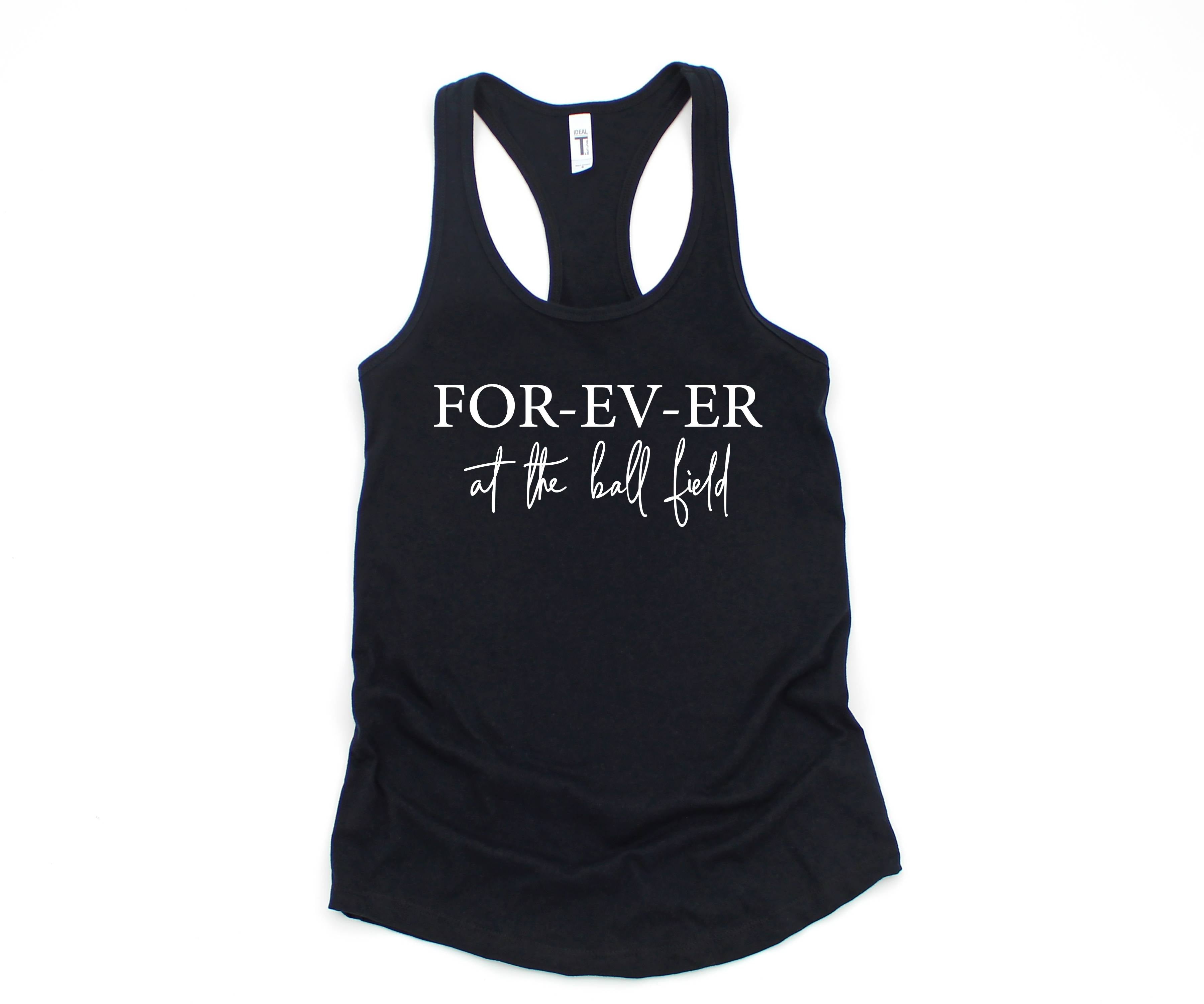 Forever At The Ball Field Tank Top, Baseball Tank Tops, Baseball Tank Top, Mom Shirts, Sports Mom Shirt, Game Day Shirt