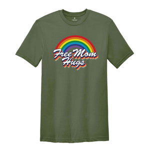 Free Mom Hugs Shirt, LGBT Shirt, LGBTQ Shirt, Rainbow Pride Shirt, Pride Month Shirt, Gay Pride Shirt, Lesbian Shirt
