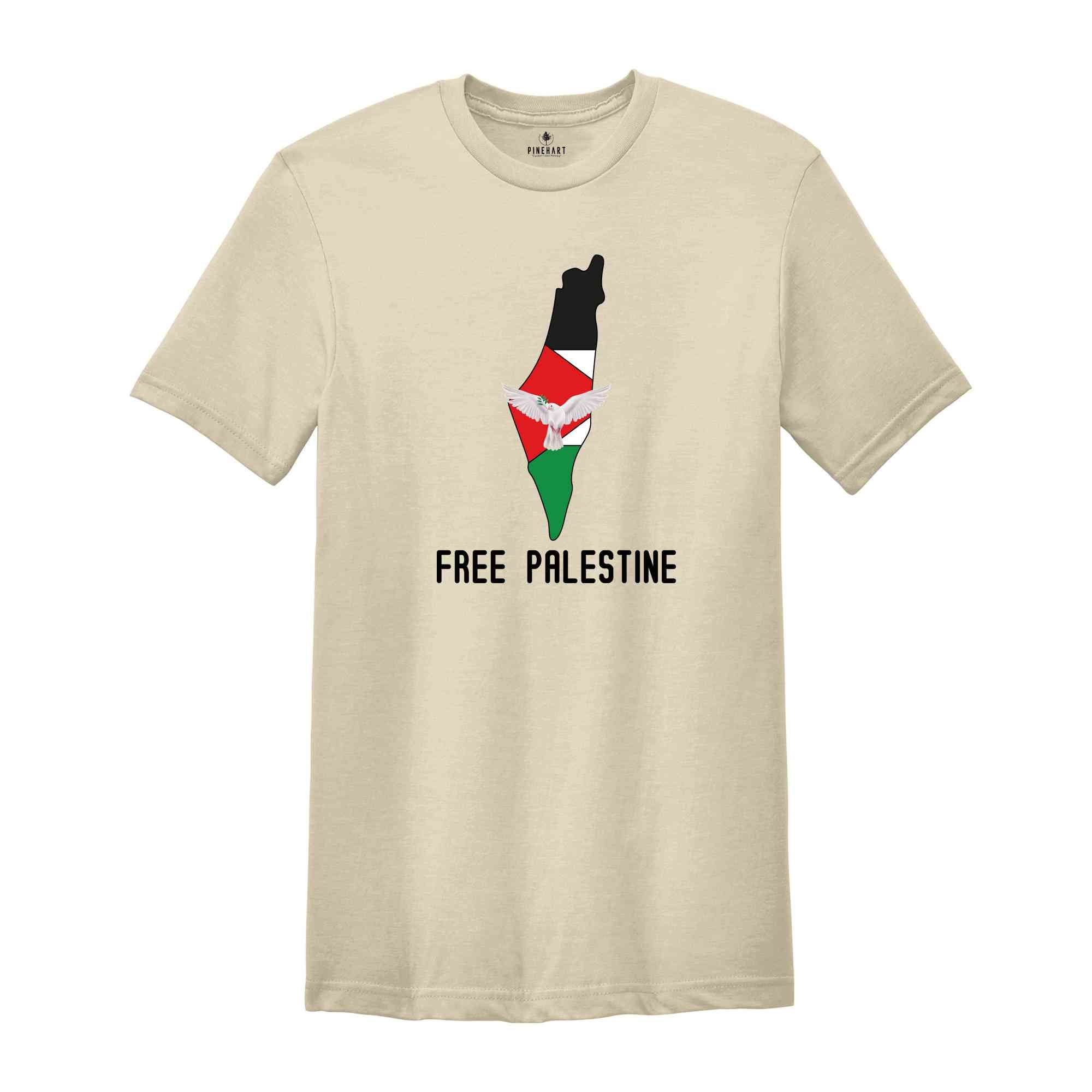Free Palestine Shirt, Social Justice Shirt, World Peace Shirt, Solidarity Shirt, Emblematic Clothing, Human Rights Shirt