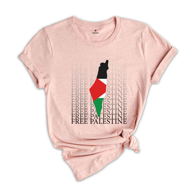 Free Palestine Tee, Free Free Palestine T-shirt, Viva Palestina Tee, Liva Palestina Tee, Save Gaza T-shirt