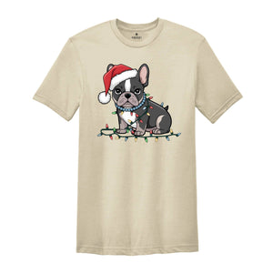 French Bulldog Christmas Shirt, Dog Mom Shirts, Holiday Party Shirt, Dog Owner Shirt, Christmas Dog Gifts, Dog Dad Shirt