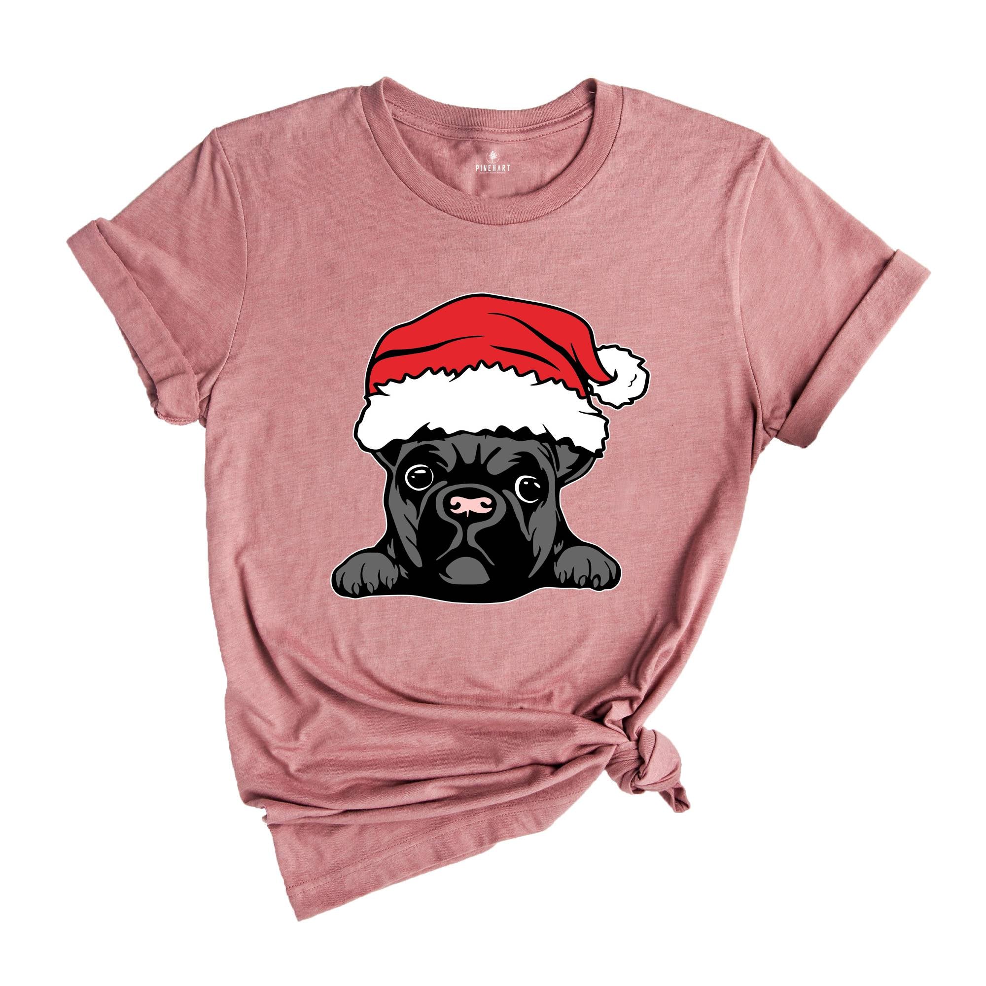 French Bulldog Christmas Shirt, French Bulldog Lover, Frenchie Christmas T-Shirt, French Dog Mom Tee, Holiday French Shirt