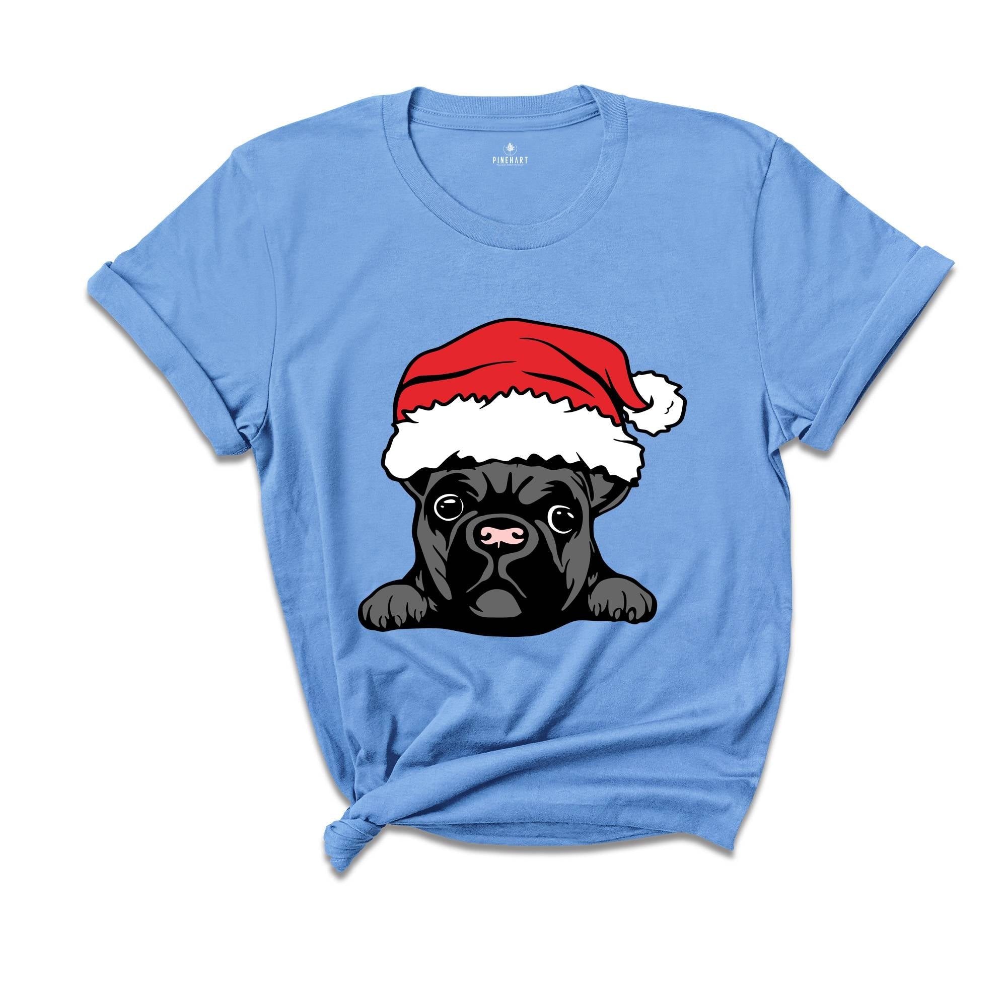 French Bulldog Christmas Shirt, French Bulldog Lover, Frenchie Christmas T-Shirt, French Dog Mom Tee, Holiday French Shirt