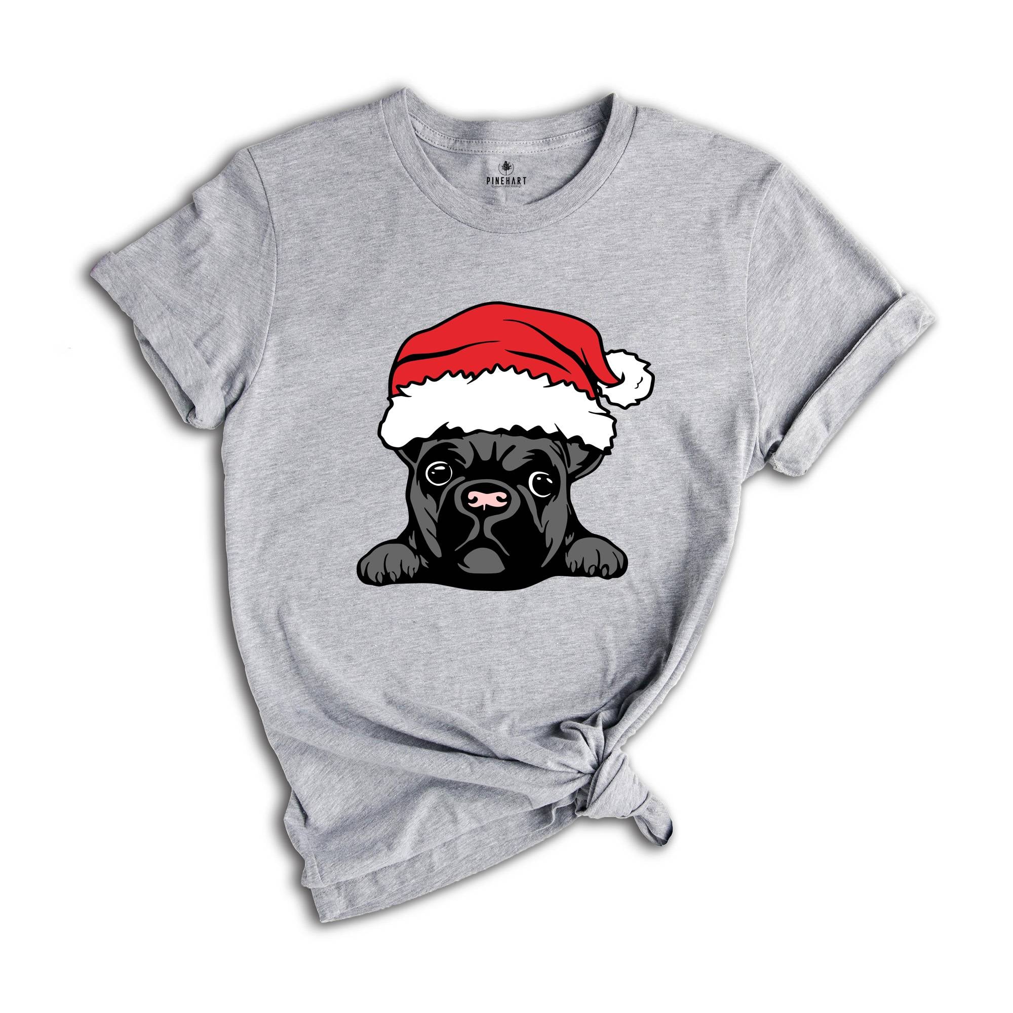 French Bulldog Christmas Shirt, French Bulldog Lover, Frenchie Christmas T-Shirt, French Dog Mom Tee, Holiday French Shirt