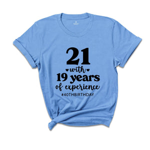 Funny 40th Birthday Shirt, 40th Birthday Tee, Vintage 1985 Shirt, Birthday Trip Shirt, Birthday Gift