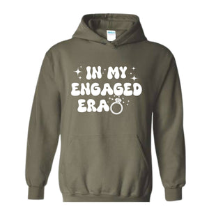 Future Mrs Sweatshirt, In My Engaged Era Sweatshirt, Custom Future Mrs Sweater, Custom Bridal Sweater