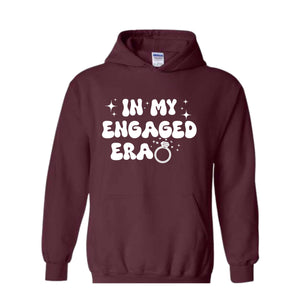 Future Mrs Sweatshirt, In My Engaged Era Sweatshirt, Custom Future Mrs Sweater, Custom Bridal Sweater