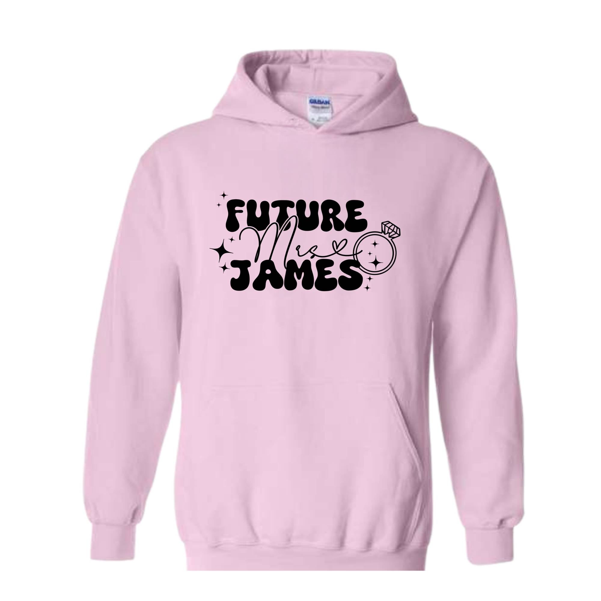 Future Mrs Sweatshirt, In My Engaged Era Sweatshirt, Custom Future Mrs Sweater, Custom Bridal Sweater
