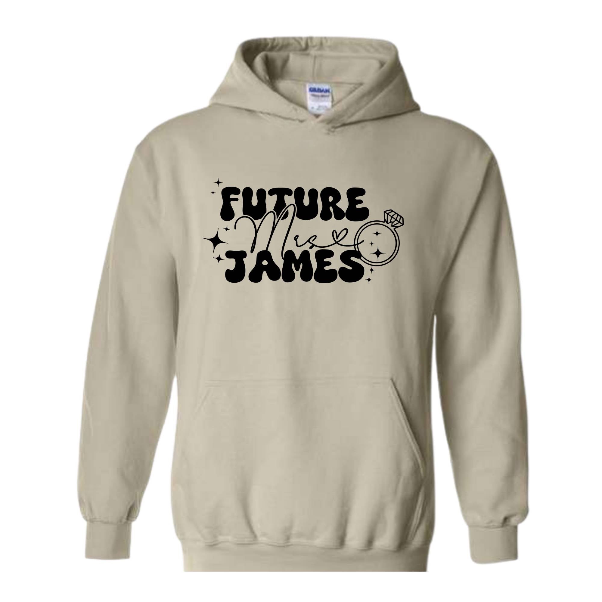 Future Mrs Sweatshirt, In My Engaged Era Sweatshirt, Custom Future Mrs Sweater, Custom Bridal Sweater