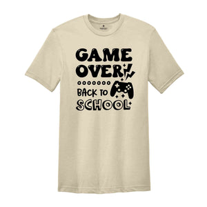 Game Over Back To School Shirt, Teacher Shirt, School Shirt, Back To School, Retro Back To School Shirt, Grade Team Tee