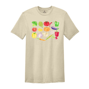 Garden Vegetables Shirt, Gift For Gardener, Garden Lover Shirt, Farm Life Shirt, Vegan Gifts, Foodie Shirt