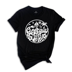 Georgia 2025 Shirt, Georgia Lover T-Shirt, Georgia Fan Tee, Georgia Beach Shirt, Georgia Holiday Shirt, City Of Atlanta Shirt, Georgia Trip