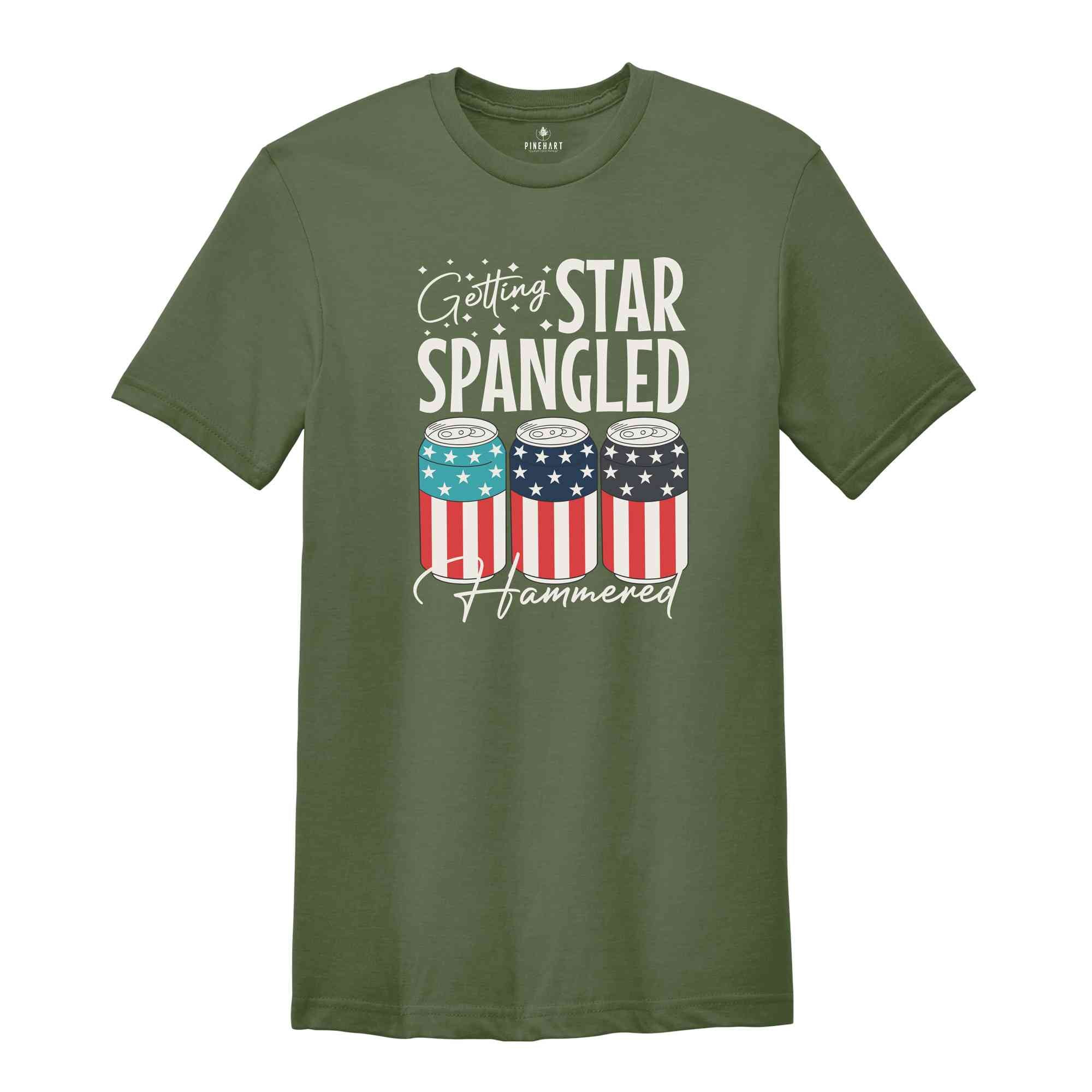 Getting Star Spangled Shirt, America Shirt, America Freedom Shirt, USA Shirt, Patriotic Shirt, Funny 4th Of July Shirt, 4th Of July Shirt