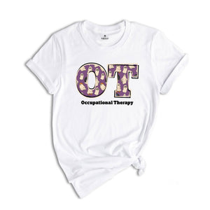 Ghost Occupational Therapy Shirt, Halloween OT T-shirt, Occupational Therapist Shirt, Occupational Therapy Assistant T-shirt