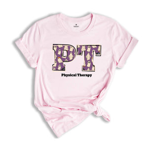 Ghost Physical Therapist Shirt, Halloween Physical Therapy T-shirts, PTA Gift, PTA Shirt, Pediatric Physical Therapy Tee