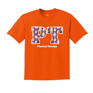 Ghost Physical Therapist Shirt, Halloween Physical Therapy T-shirts, PTA Gift, PTA Shirt, Pediatric Physical Therapy Tee