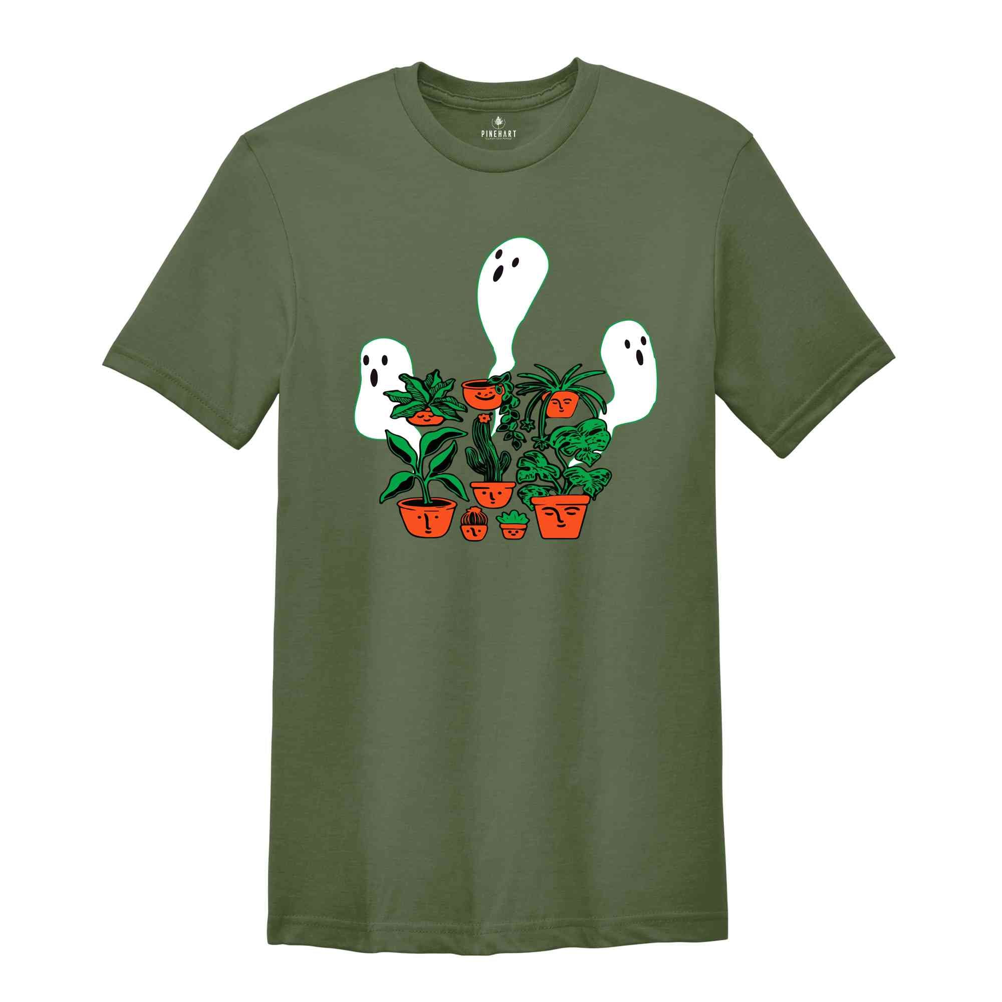 Ghost Plant Shirts, Plant Lady Shirt, Ghost Plant Shirt, Halloween Plants ,Ghost Plant Lady, Plant Shirts