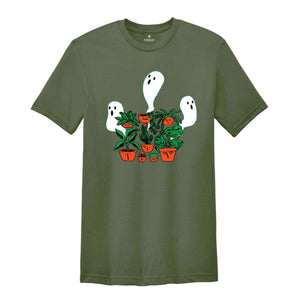 Ghost Plant Shirts, Plant Lady Shirt, Ghost Plant Shirt, Halloween Plants ,Ghost Plant Lady, Plant Shirts