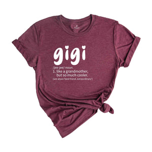 Gigi Shirt, Cute Grandma Shirt, Grandma Gifts, Grandma's Birthday Shirt, Trendy Mama Shirt, Mom Gifts, Grandma Shirt