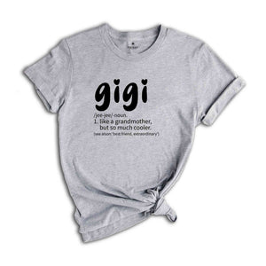 Gigi Shirt, Cute Grandma Shirt, Grandma Gifts, Grandma's Birthday Shirt, Trendy Mama Shirt, Mom Gifts, Grandma Shirt