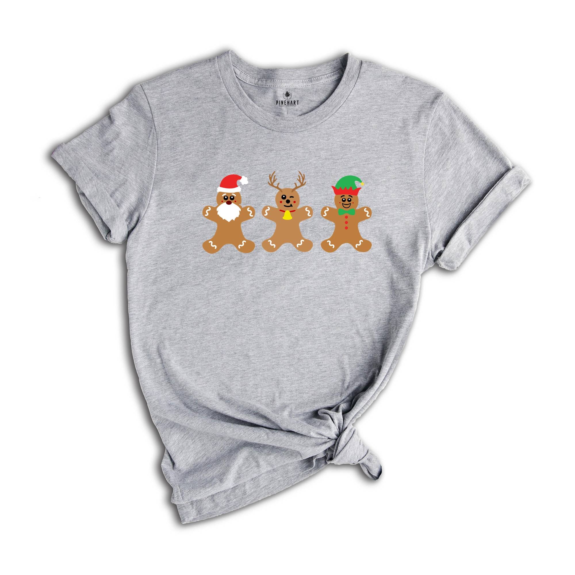 Gingerbread Shirt, Christmas Baker T-Shirt, Gingerbread Cookies Tee, Cute Gingerbread Sweatshirt, Christmas Outfit