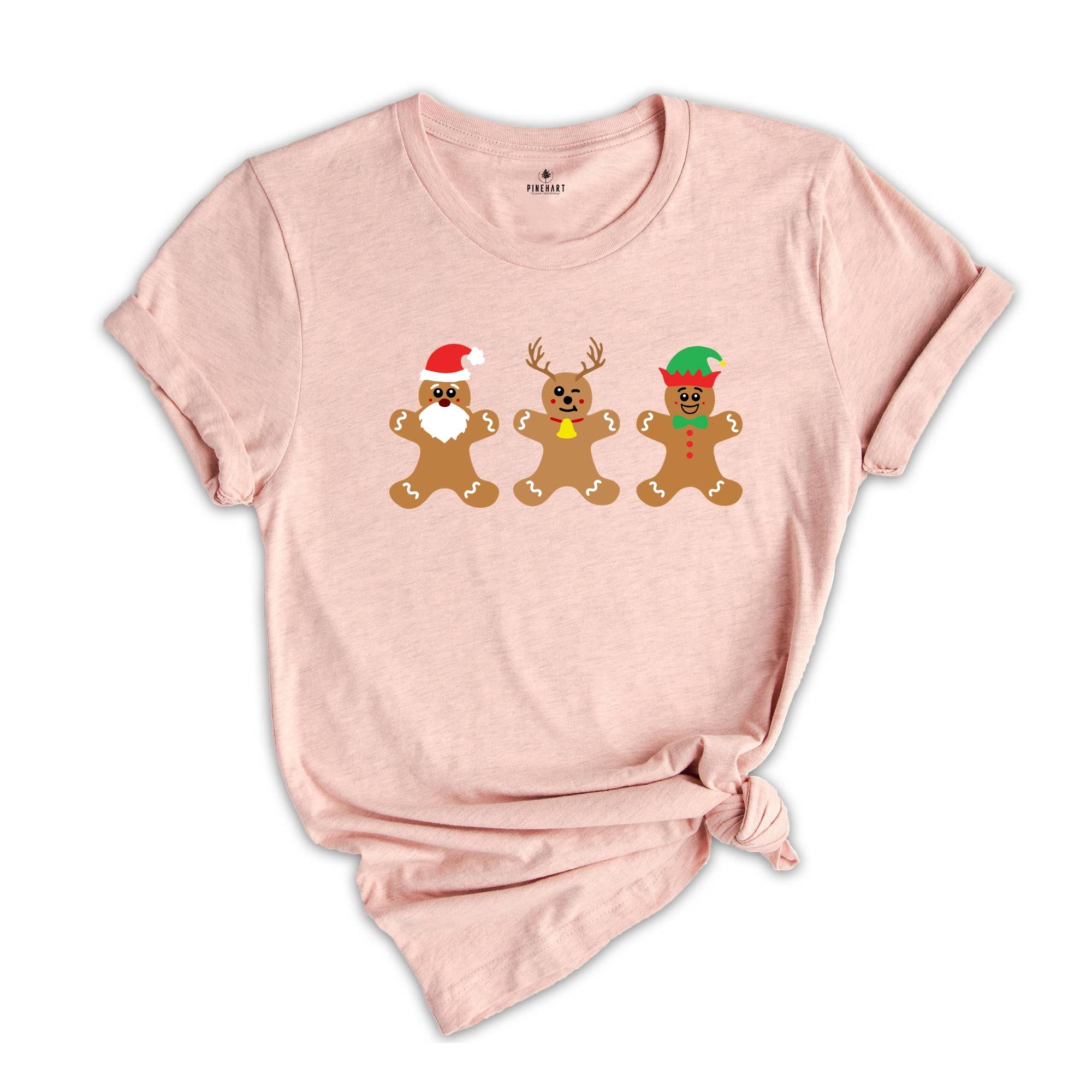 Gingerbread Shirt, Christmas Baker T-Shirt, Gingerbread Cookies Tee, Cute Gingerbread Sweatshirt, Christmas Outfit