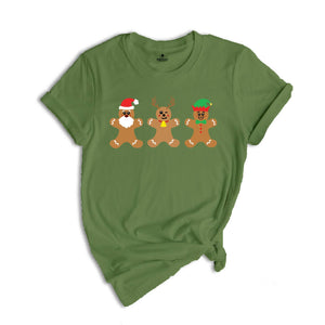 Gingerbread Shirt, Christmas Baker T-Shirt, Gingerbread Cookies Tee, Cute Gingerbread Sweatshirt, Christmas Outfit