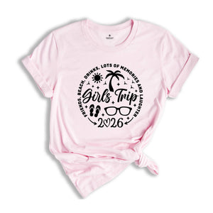 Girls Trip 2026 Shirt, Girls Trip Cheaper Than Therapy 2026, Girls Weekend 2026, Girls Vacation Shirt, Girls Weekend Trip, Vacay Mode Shirt