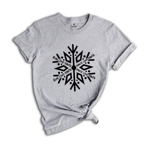 Give Like Santa Shirt, Snowflake Shirt, Dance Like Santa Shirt, Funny Christmas T-Shirt, Holiday Apparel, Christmas Gift