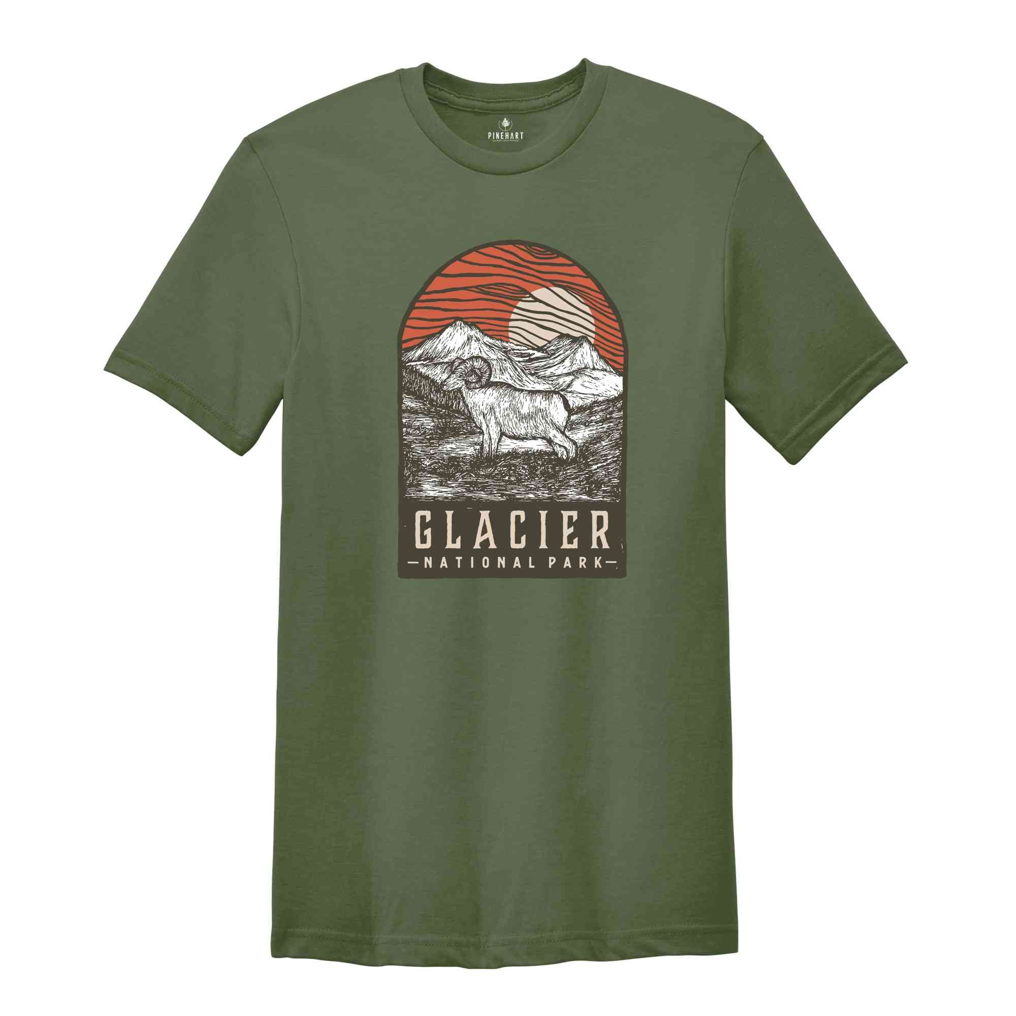 Glacier National Park Shirt, Glacier Park Shirt, Glacier Park Camping Shirt, Glacier Park Hiking Shirt, Glacier Park Trip Shirt
