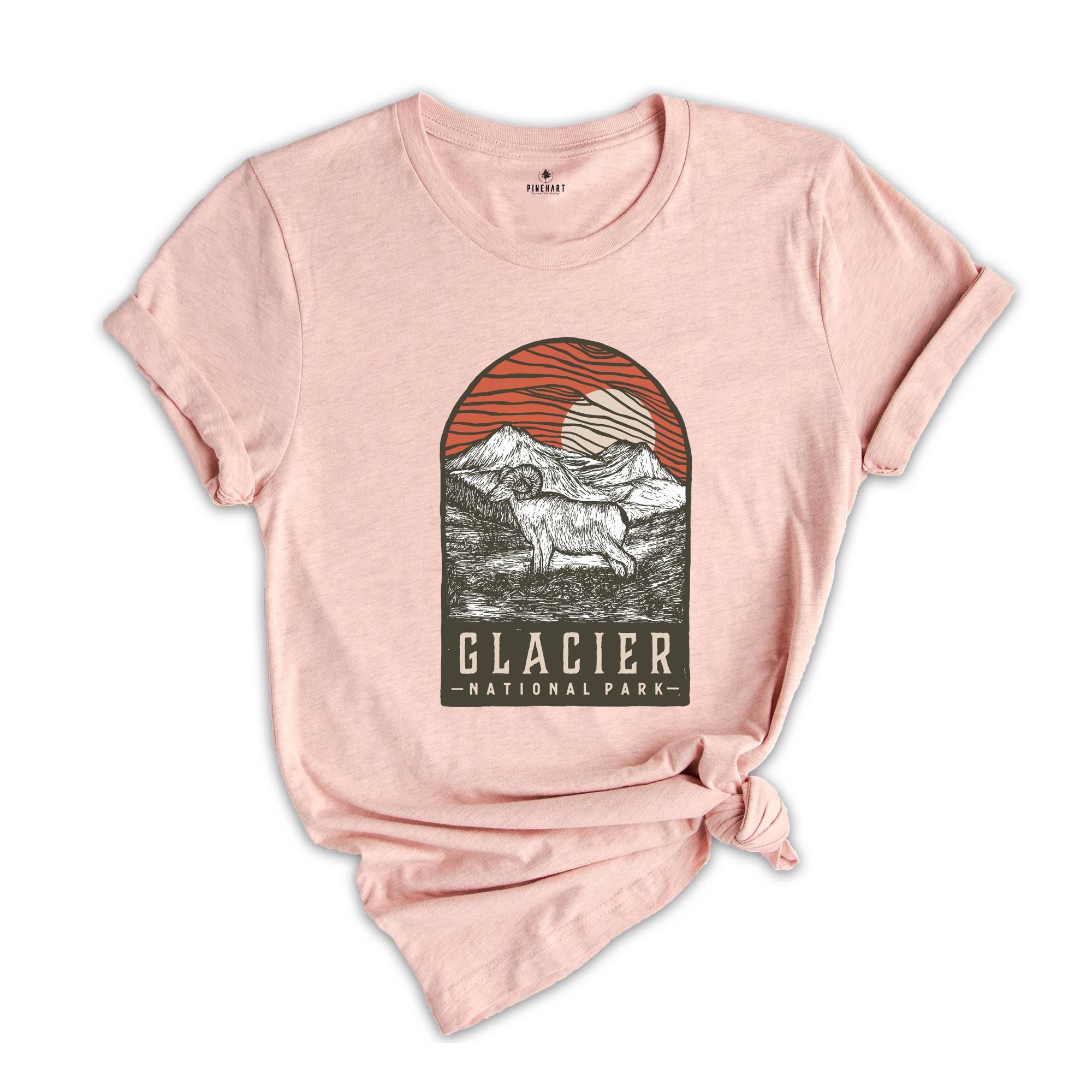 Glacier National Park Shirt, Montana Glacier National Park Shirt, Glacier National Park Camping Shirt, Nature Lover Gift