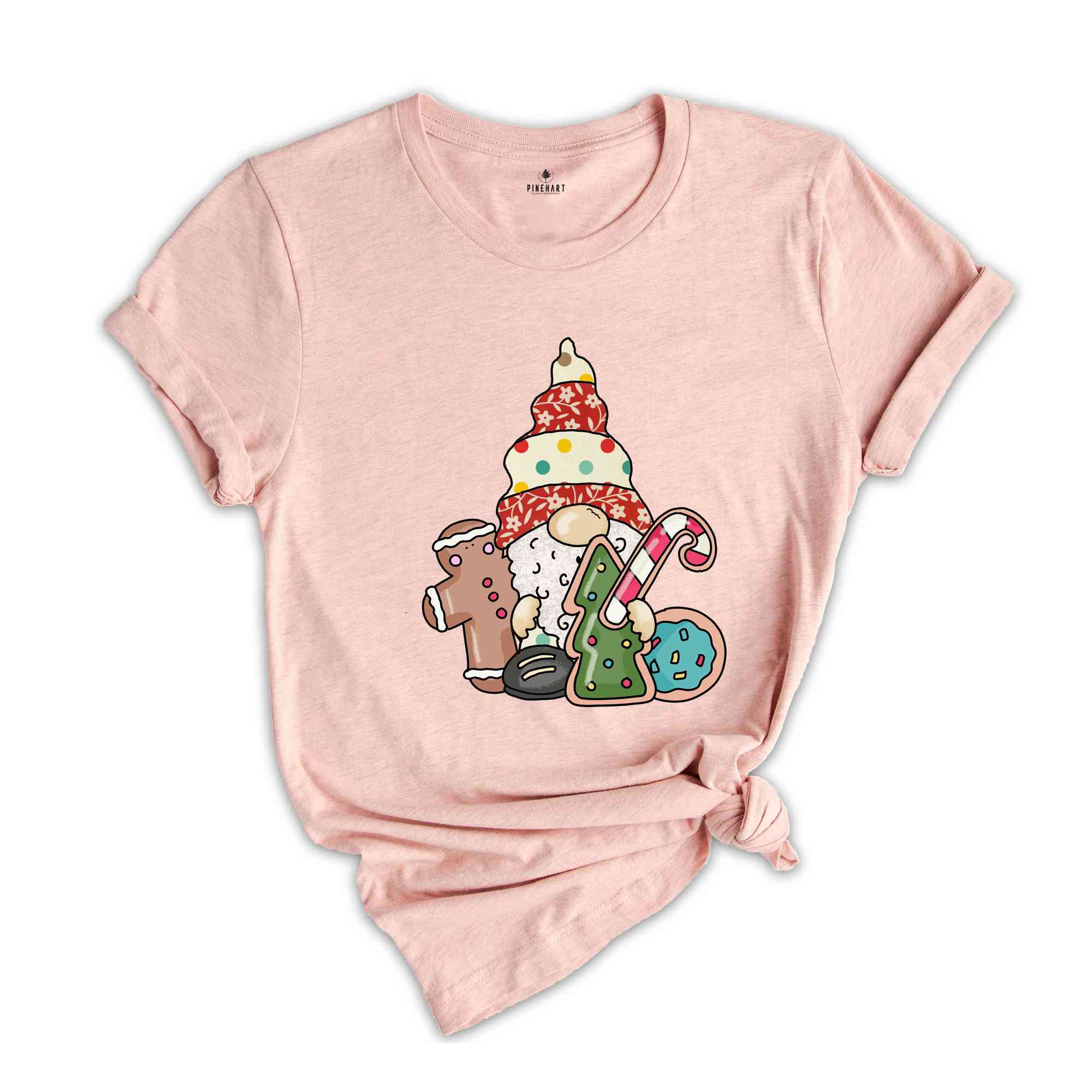 Gnomes Christmas Cookie Shirt, Holiday T-Shirt, Christmas Gift, Cute Christmas Tee, Gnome Cookie Baker Clothes, Gift for Christmas
