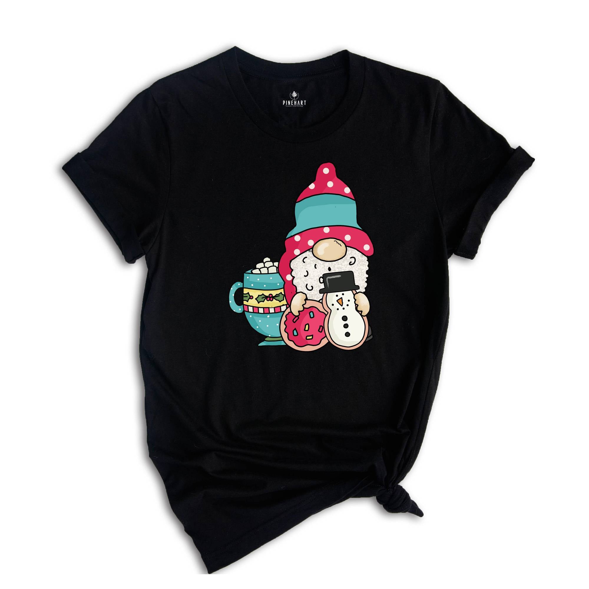 Gnomes Christmas Cookie Shirt, Holiday T-Shirt, Christmas Gift, Cute Christmas Tee, Gnome Cookie Baker Clothes, Gift for Christmas