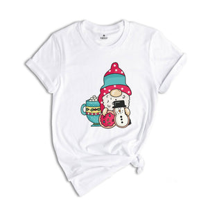 Gnomes Christmas Cookie Shirt, Holiday T-Shirt, Christmas Gift, Cute Christmas Tee, Gnome Cookie Baker Clothes, Gift for Christmas